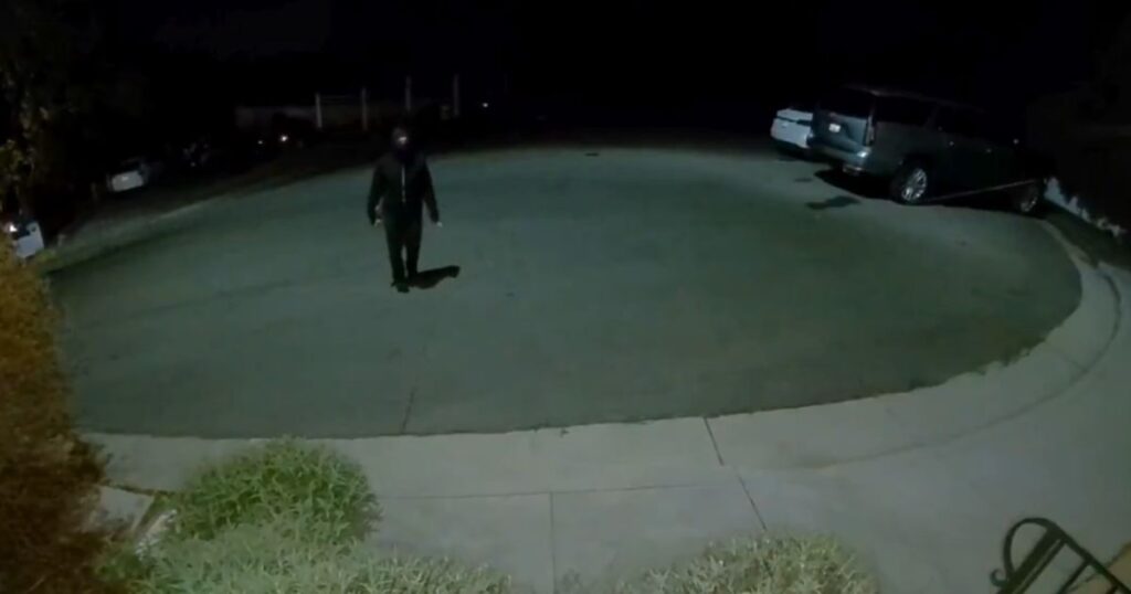 Creepy Video: Dark Figure Stalks Around Home at Night, Residents Find Tesla Nightmare When They Awaken